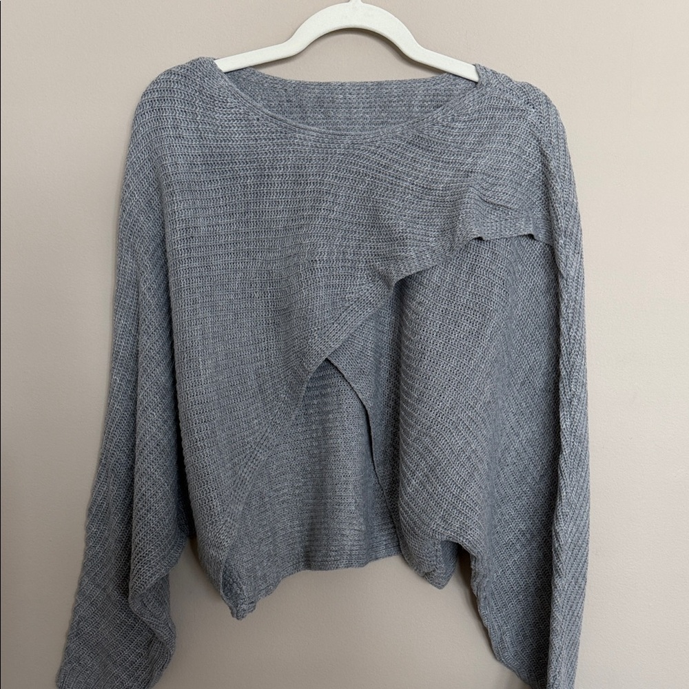 NEW Verdusa Women's Lightweight Gray Sweater